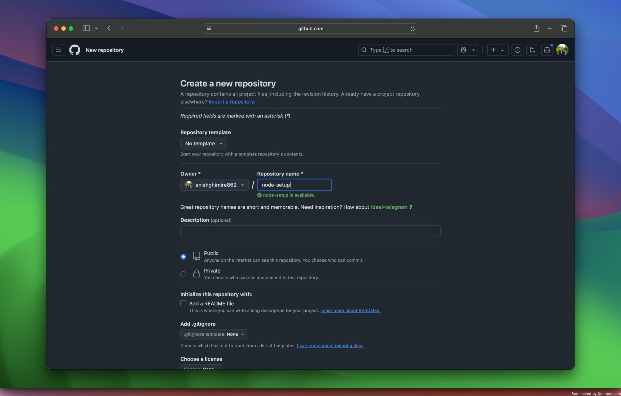 Create New GitHub Repository
